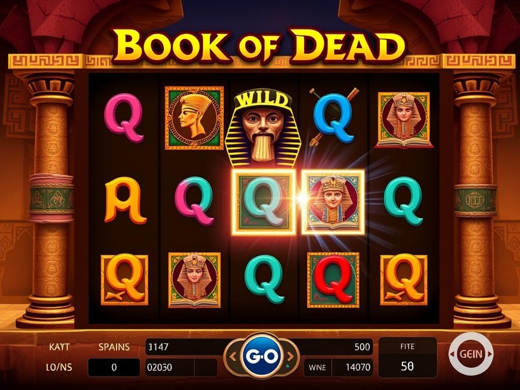 Book of Dead slot game popular at online casino UAE