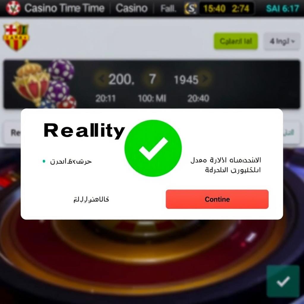 Reality check reminders for responsible gambling Reality check reminders for responsible gambling