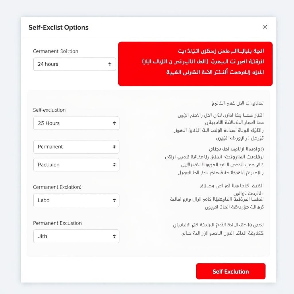 خيارات الاستبعاد الذاتي في الكازينوهات الصديقة للكويت خيارات الاستبعاد الذاتي في الكازينوهات الصديقة للكويت